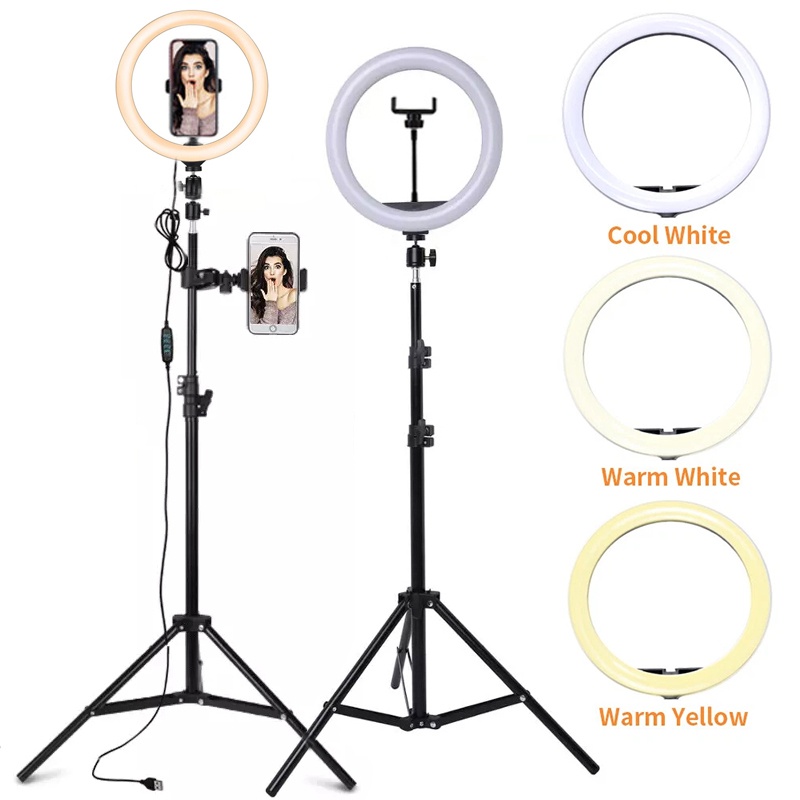 Photography Lighting Wand - مصباح حلقي LED للتصوير الذاتي مقاس