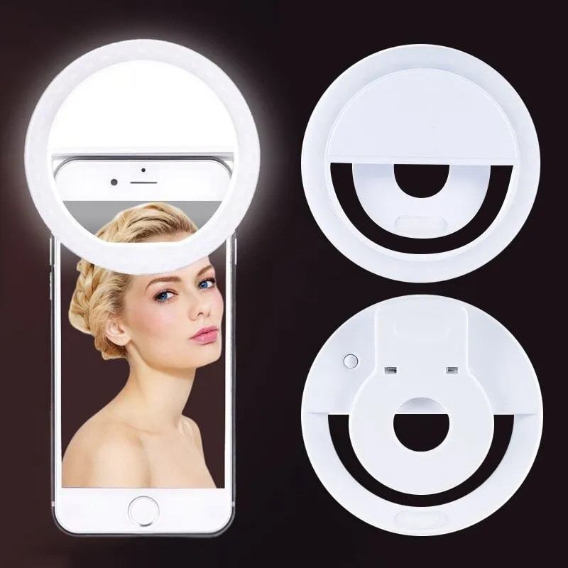 Photography Lighting Wand - حلقة سيلفي ليد قابلة لإعادة الشحن