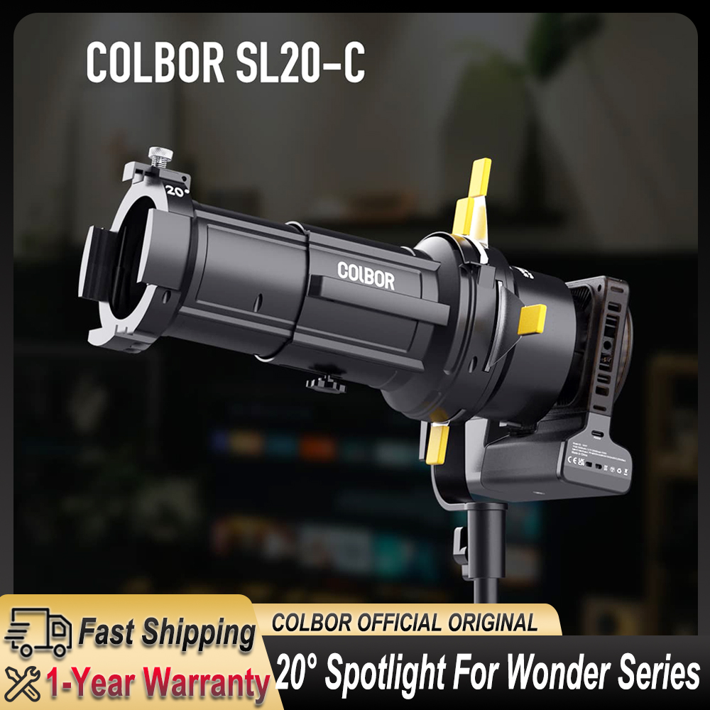 Photography Lighting Modifiers - معدلات إضاءة كولبور SL20-C LED مع