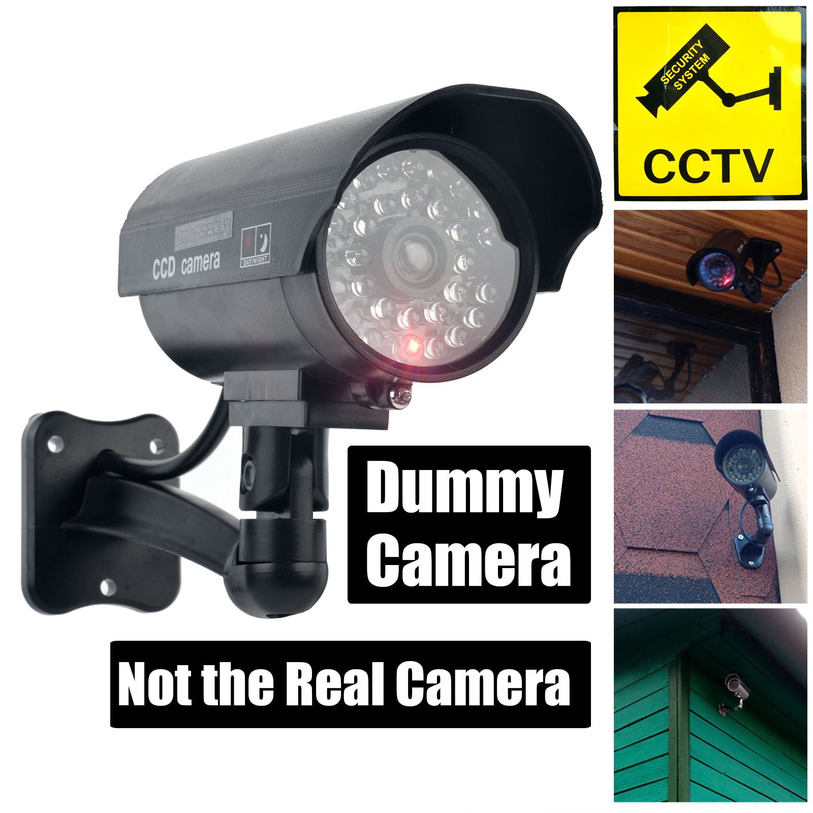Photography Lighting Effects - كاميرا Smarsecur المزيفة، كاميرا مراقبة CCTV