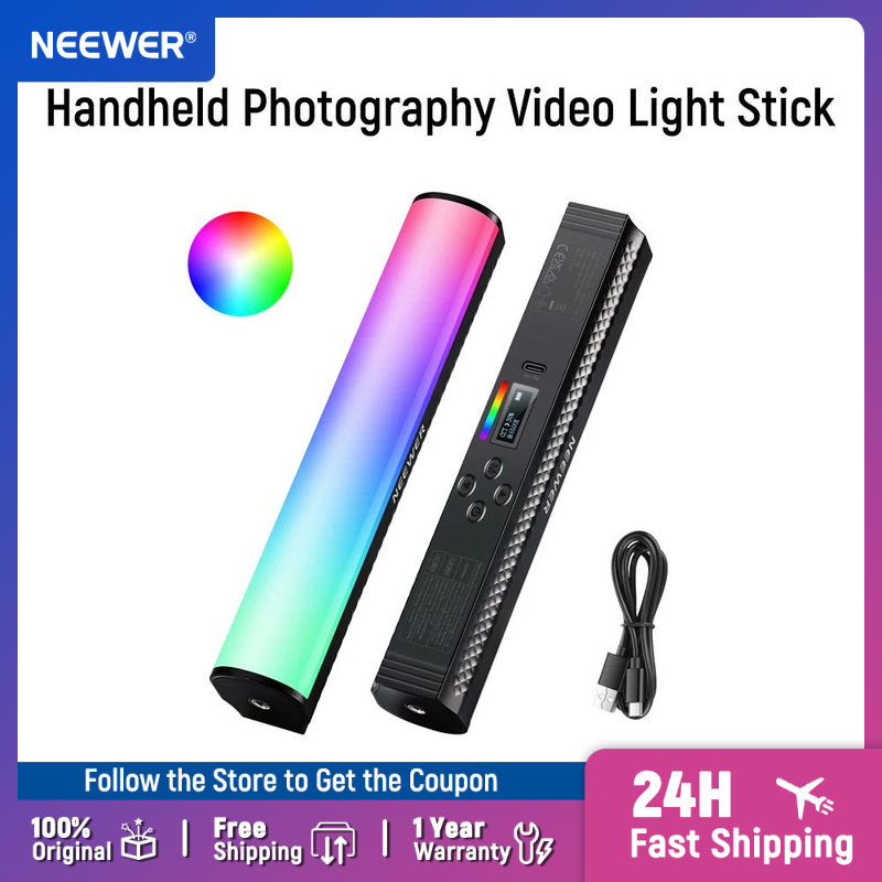 Torjim Rgb Photography Video Lighting - NEEWER RGB عصا الضوء مع APP
