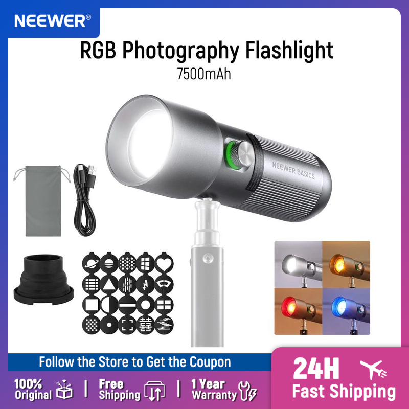 Photography Lighting Uk - NEEWER BASICS FL10 LED مصباح يدوي