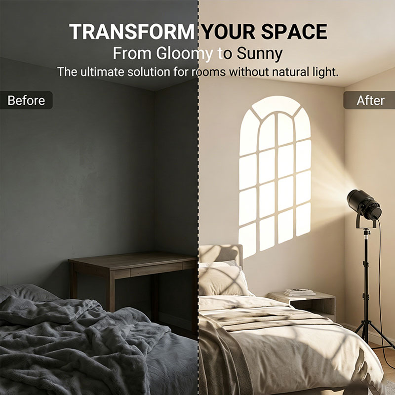 Photography Lighting No Shadows - مصباح إسقاط ضوئي LED بقوة 15