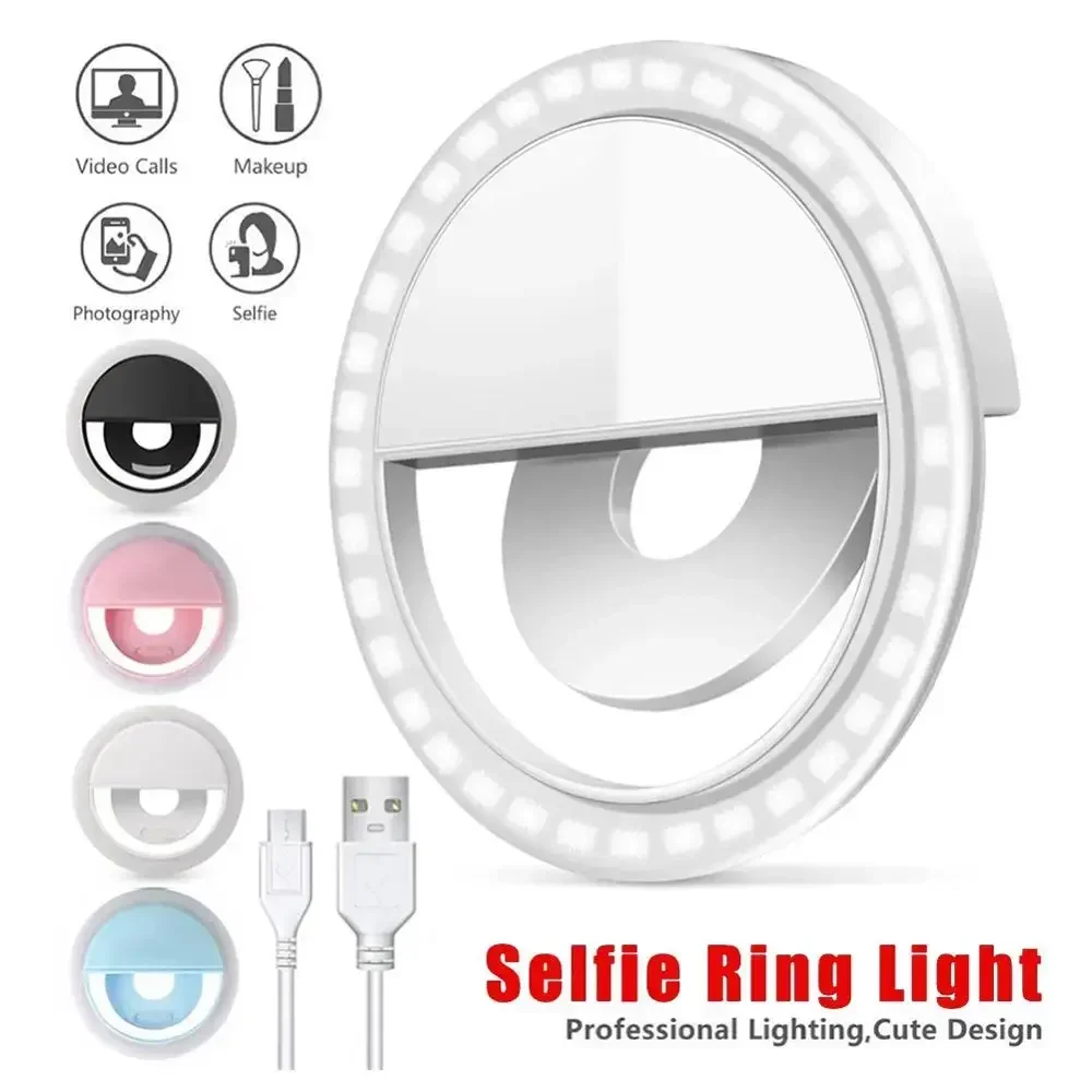 Photography Lighting Effects - LED Selfie Ring Light الهاتف المحمول