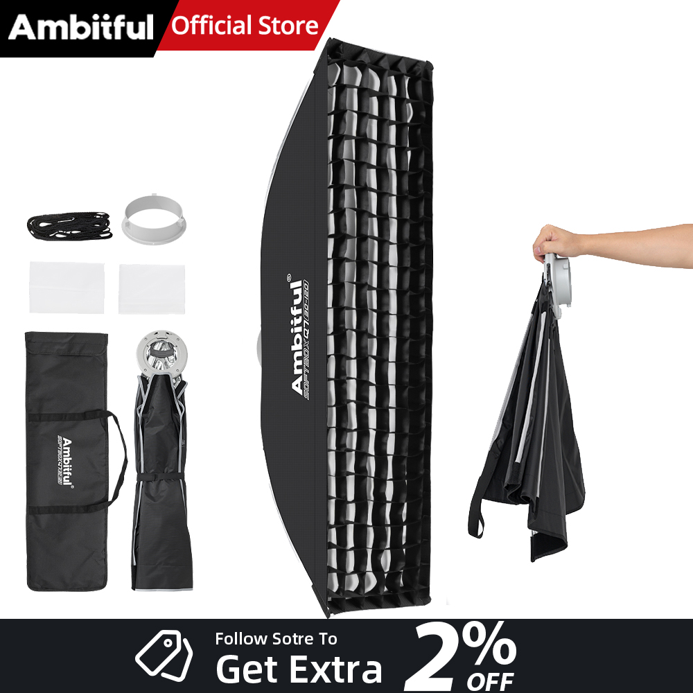 Photography Lighting Set Up - صندوق إضاءة مربع AMBITFUL Q7-II مقاس