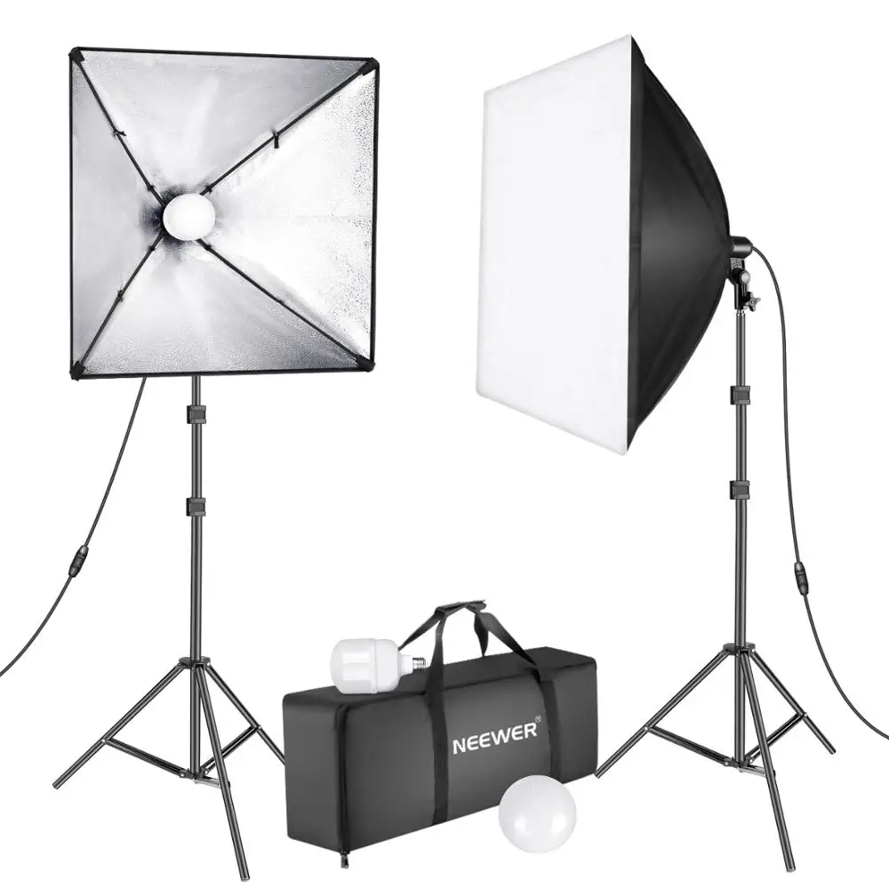 Photography Lighting Kit Neewer - طقم إضاءة سوفت بوكس للتصوير الفوتوغرافي