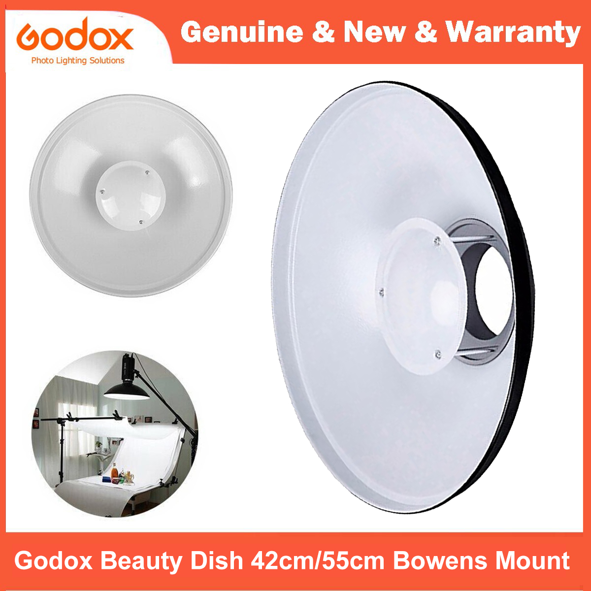 Beauty Dish 55Cm - Godox BDR-W طبق الجمال 42 سنتيمتر
