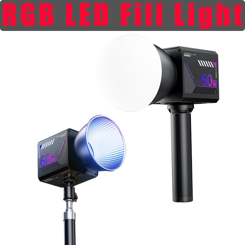 Torjim Rgb Photography Video Lighting - ضوء فيديو RGB بقوة 60 واط،