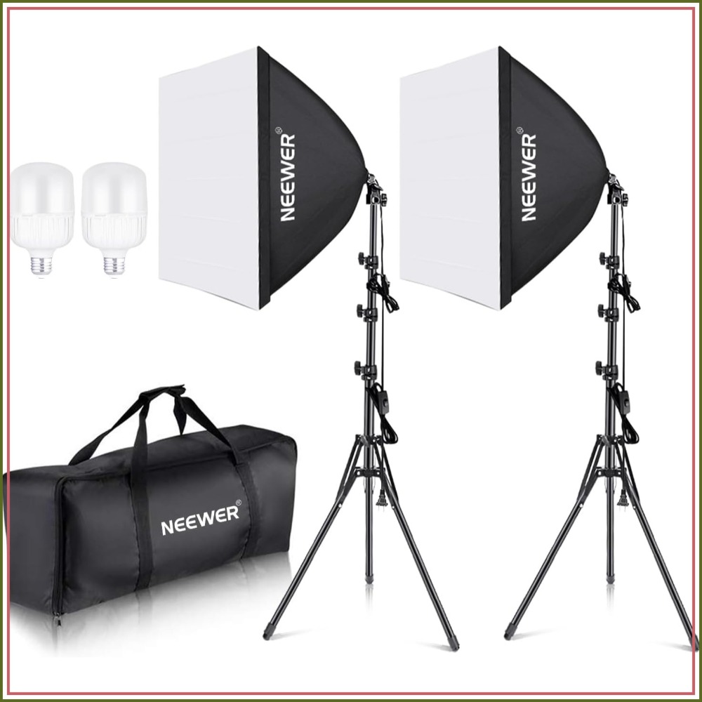 Photography Lighting Reference - طقم إضاءة سوفت بوكس بقوة 700