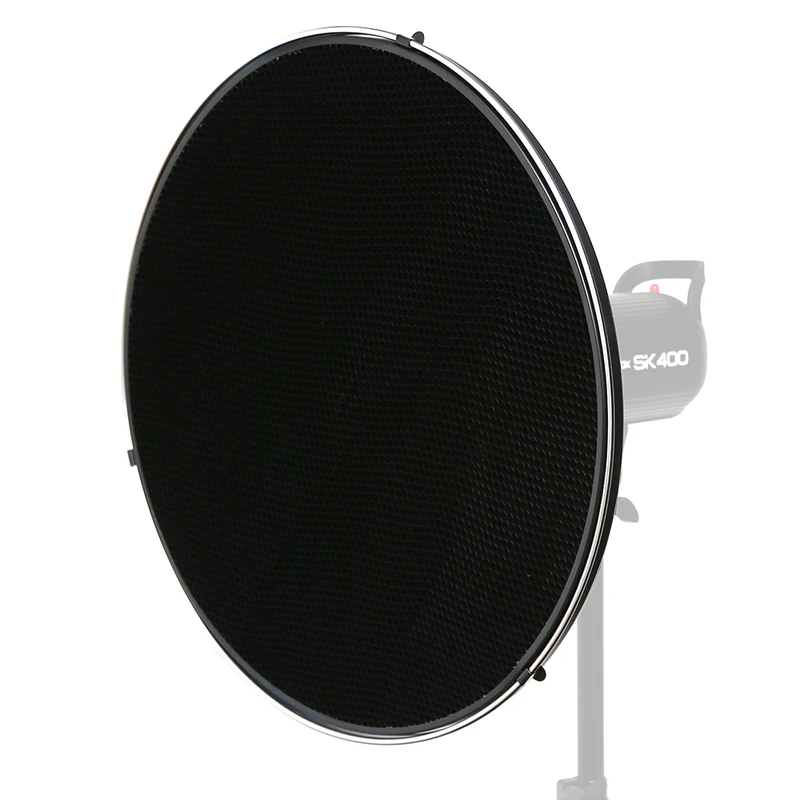 طبق تجميل فضي مقاس 55 سم 22 ست - مراجعة Beauty Dish 55Cm وسعره