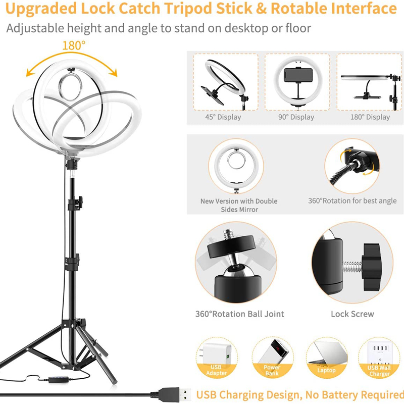 إضاءة حلقية للسيلفي بحجم 16/26 - مراجعة Photography Lighting Wand وسعره