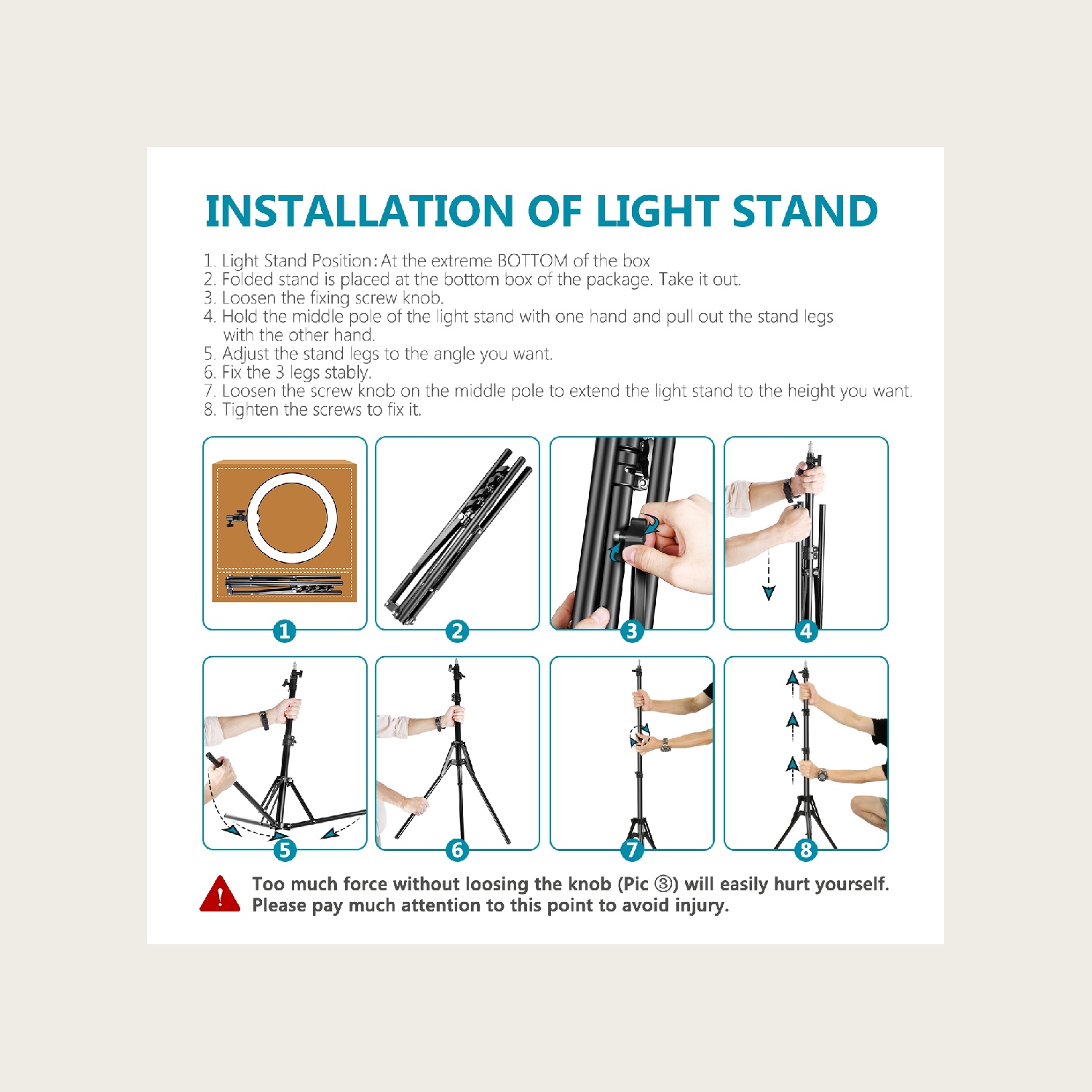 طقم إضاءة حلقية NEEWER RL‑18 م - مراجعة Photography Lighting Kit Neewer وسعره