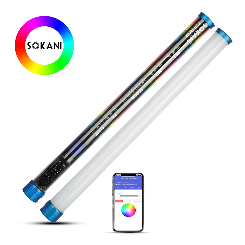 Sokani X25 RGB LED الفيديو الض - مراجعة Photography Lighting Wand وسعره