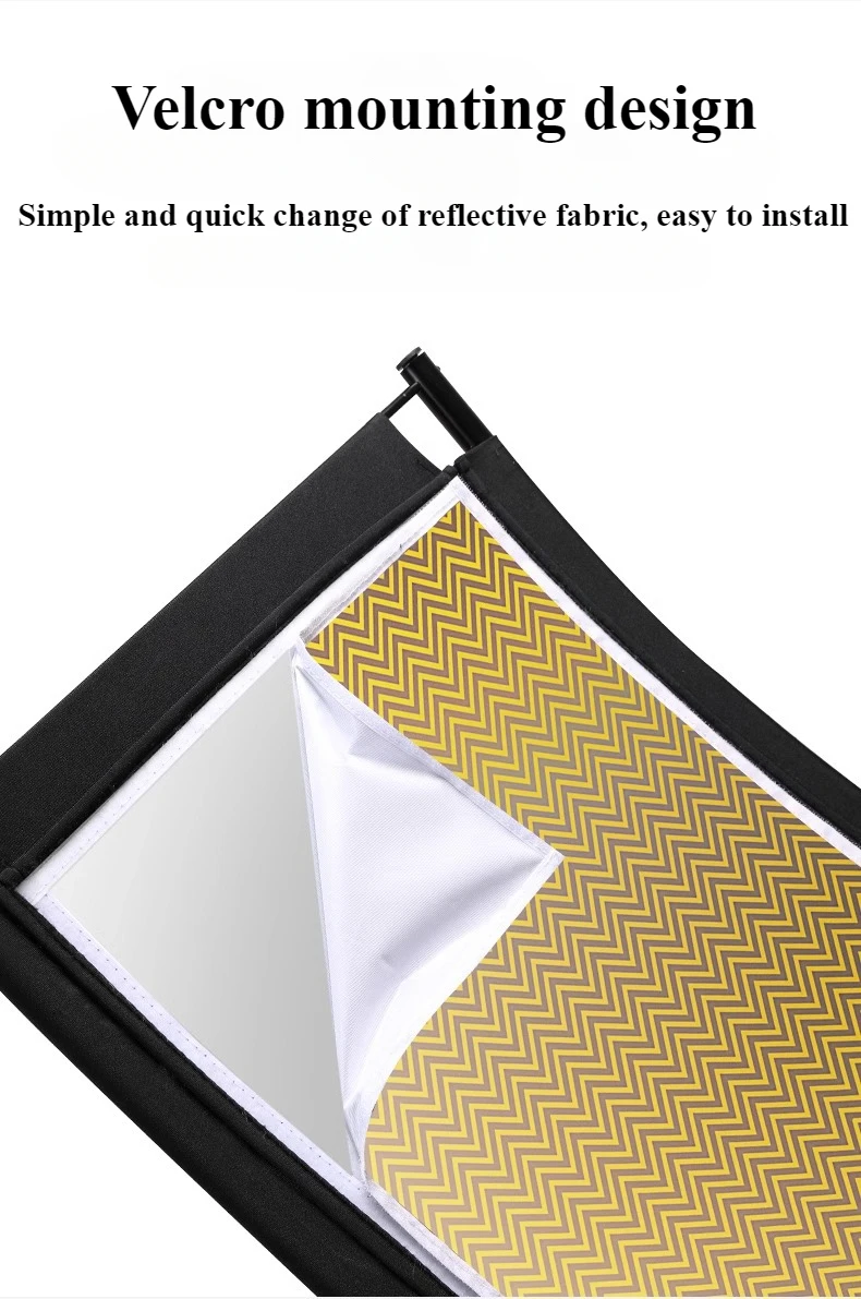 4-Color القماش U-نوع عاكس للطي - مراجعة Photography Lighting Types وسعره