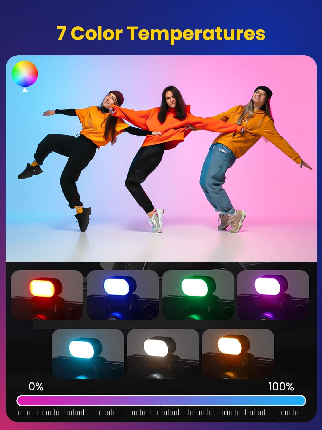 AOCHUAN Mini RGB المغناطيسي مل - مراجعة Photography Lighting Patterns وسعره