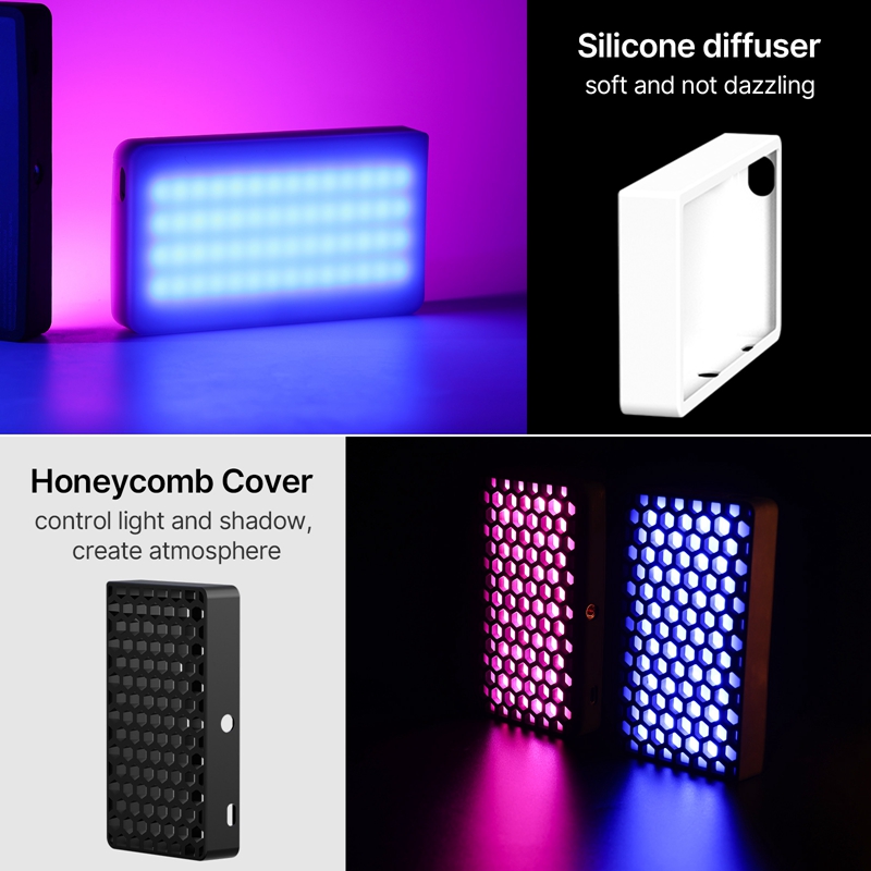 Ulanzi LT002 7 بوصة جيب LED ضو - مراجعة Torjim Rgb Photography Video Lighting وسعره