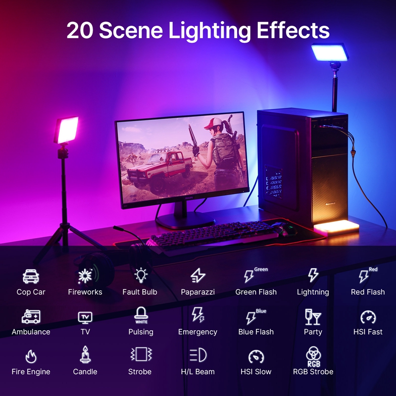 Ulanzi LT002 7 بوصة جيب LED ضو - مراجعة Torjim Rgb Photography Video Lighting وسعره
