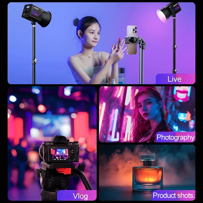 ضوء فيديو RGB محمول LED للتصوي - مراجعة Photography Lighting Uk وسعره