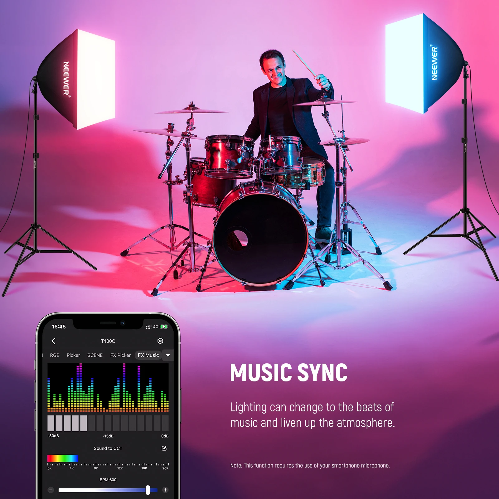 طقم إضاءة نيوير RGB سوفت بوكس  - مراجعة Photography Lighting Kit Neewer وسعره