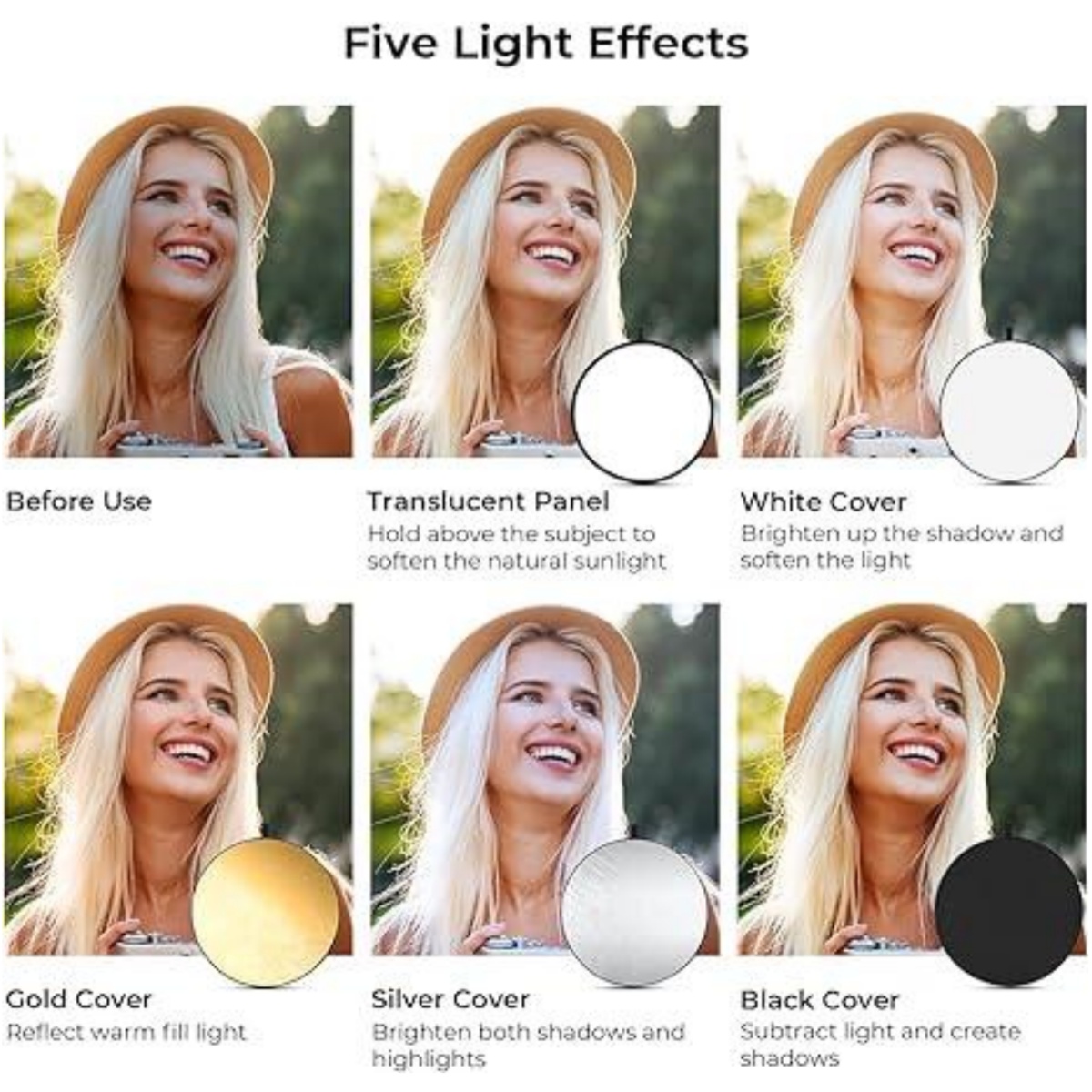 عاكس تصوير محمول HUANYINGBJB ، - مراجعة Photography Lighting For Outdoors وسعره