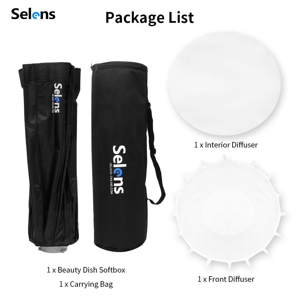 Selens 85 سنتيمتر مظلة الرادار - مراجعة Beauty Dish 55Cm وسعره