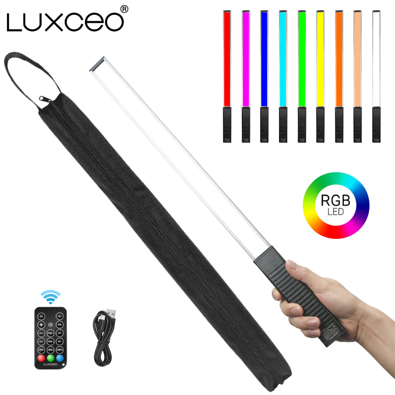 LUXCEO Q508A يده RGB فيديو أنب - مراجعة Torjim Rgb Photography Video Lighting وسعره
