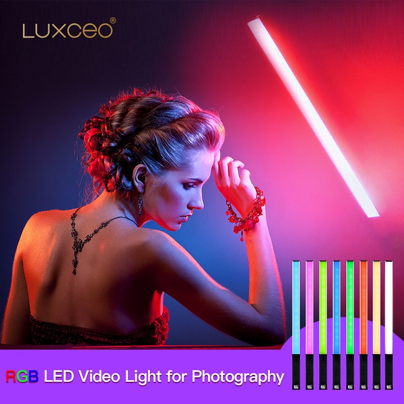 LUXCEO Q508A يده RGB فيديو أنب - مراجعة Torjim Rgb Photography Video Lighting وسعره