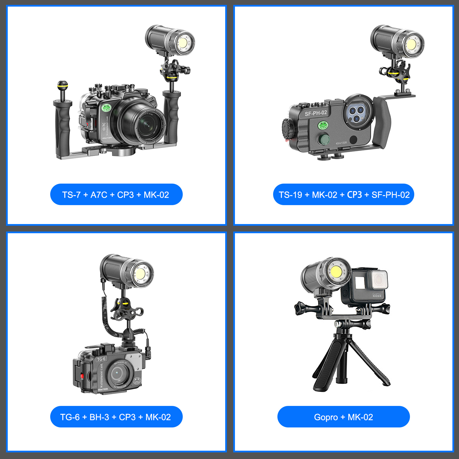 ضوء فيديو للغوص SF-70 بقوة 700 - مراجعة Torjim Rgb Photography Video Lighting وسعره