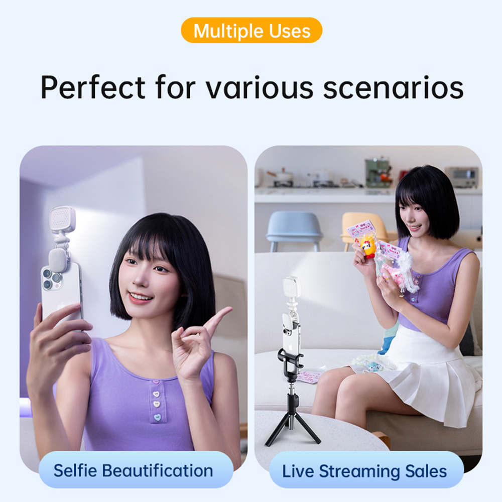 المحمولة LED Selfie ضوء كاميرا - مراجعة Photography Lighting Patterns وسعره