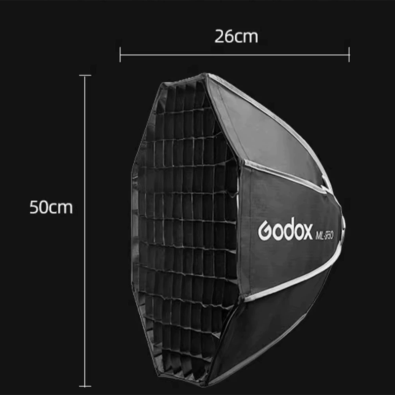 Godox ML-SF50 صندوق إضاءة مثمن - مراجعة Beauty Dish 55Cm وسعره