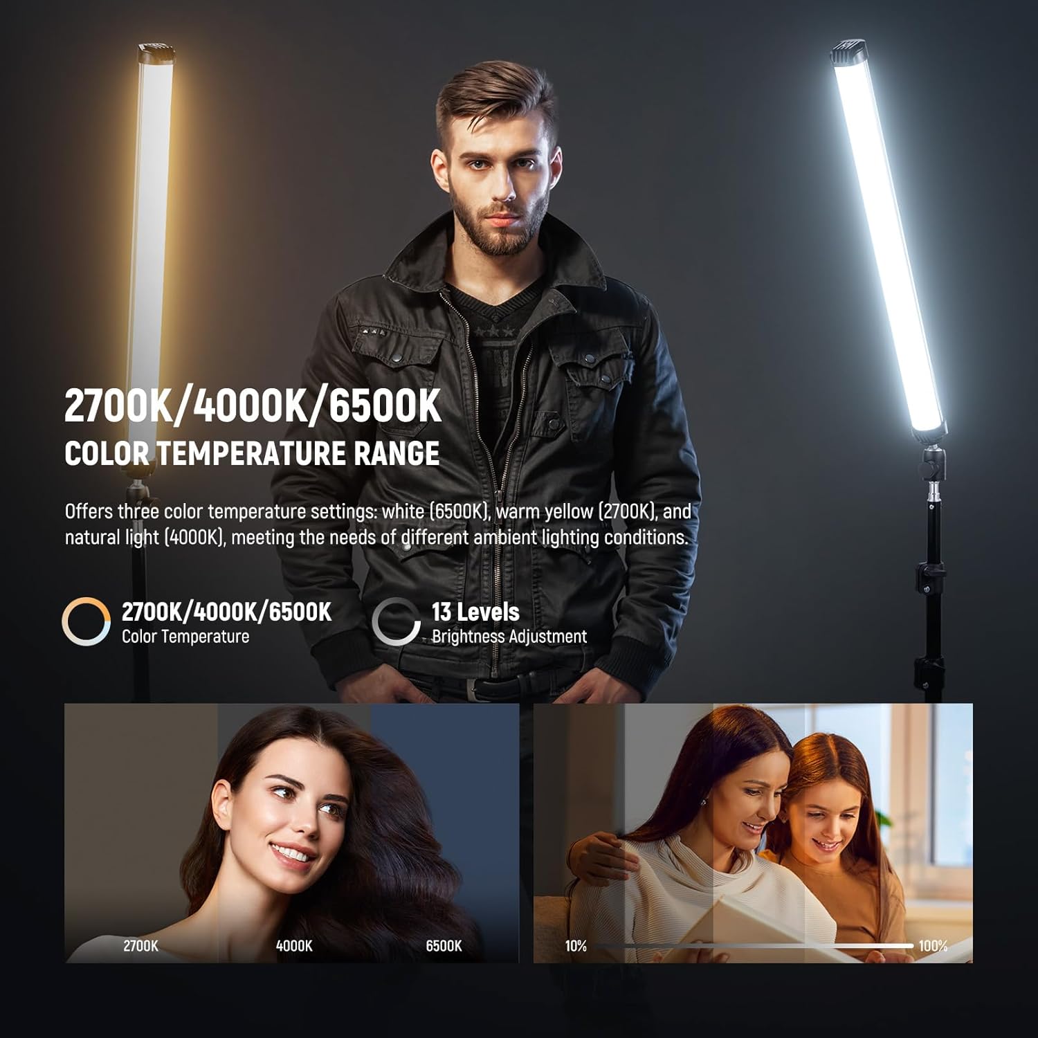 NEEWER Basics عصا إضاءة RGB مغ - مراجعة Torjim Rgb Photography Video Lighting وسعره
