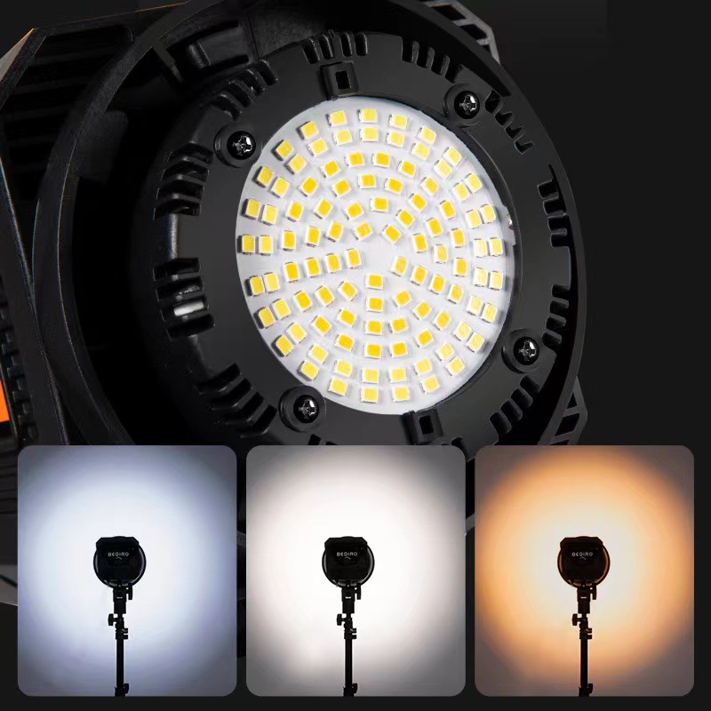 300 واط مصباح الشمس LED الفيدي - مراجعة Photography Lighting Uk وسعره