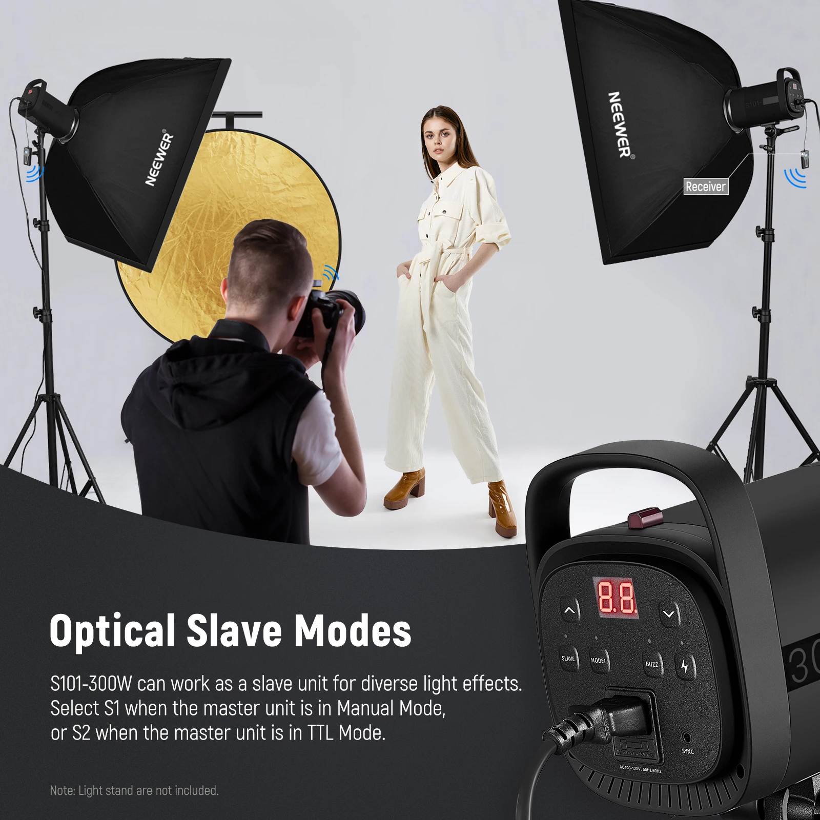 طقم فلاش استوديو التصوير NEEWE - مراجعة Photography Lighting Kit Neewer وسعره
