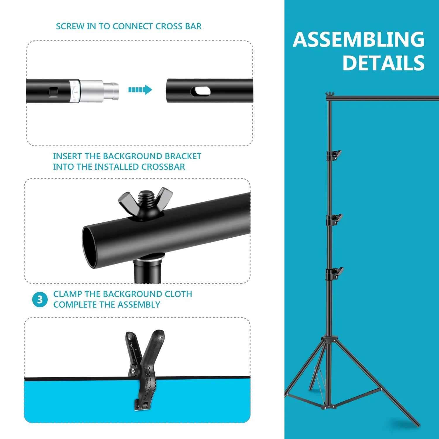 طقم إضاءة تصوير كامل من نيوير: - مراجعة Photography Lighting Kit Neewer وسعره