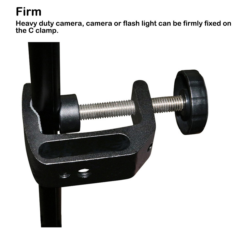 C- على شكل المشبك سبائك الألوم - مراجعة Photography Lighting Types وسعره
