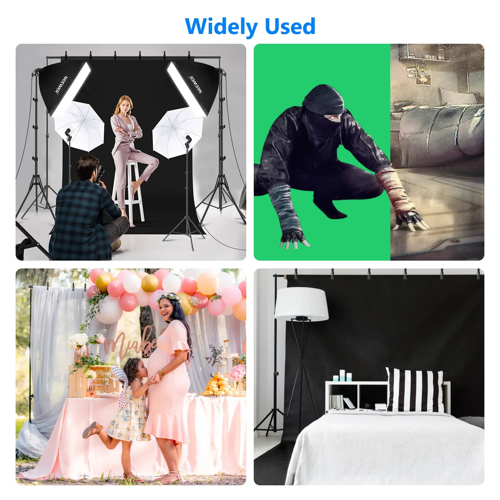 طقم إضاءة للتصوير الفوتوغرافي  - مراجعة Photography Lighting Kit Neewer وسعره