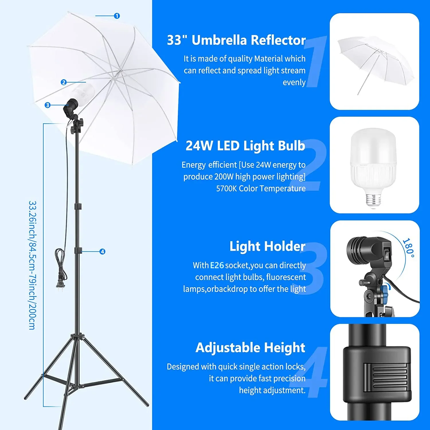 طقم إضاءة للتصوير الفوتوغرافي  - مراجعة Photography Lighting Kit Neewer وسعره