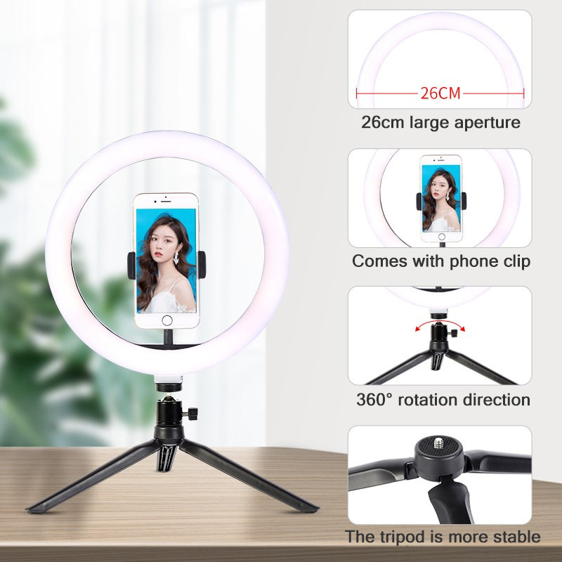 26 سنتيمتر 10 بوصة Led حلقة Se - مراجعة Photography Lighting Wand وسعره