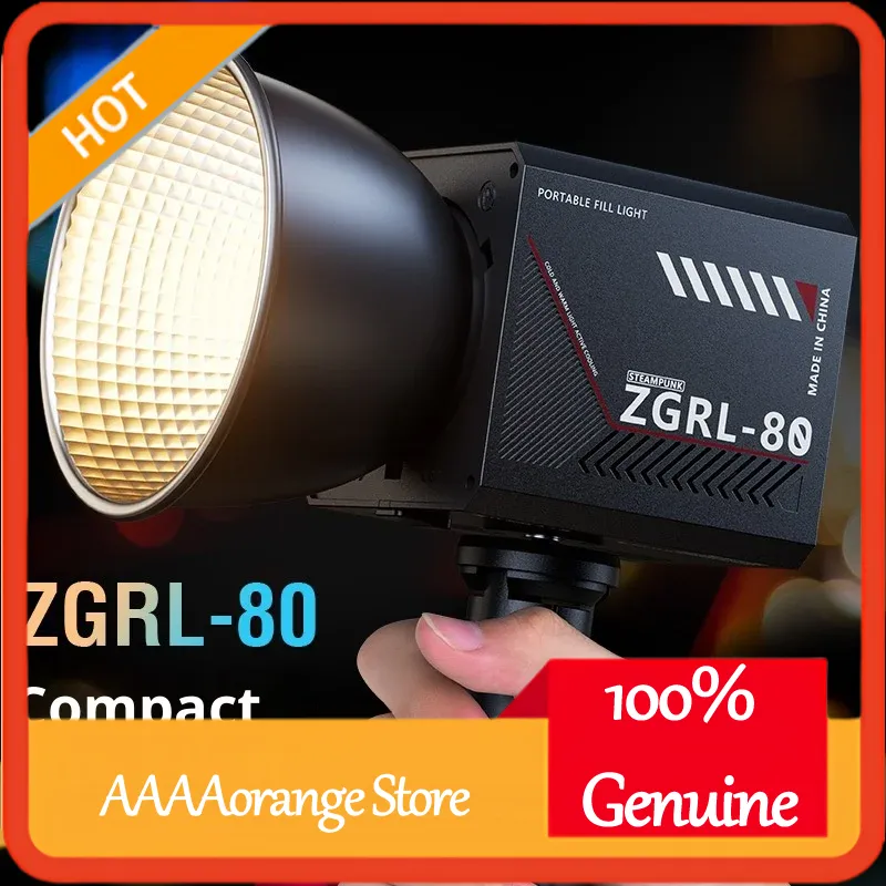 ZGRL80 80 واط COB LED الفيديو  - مراجعة Photography Lighting For Outdoors وسعره