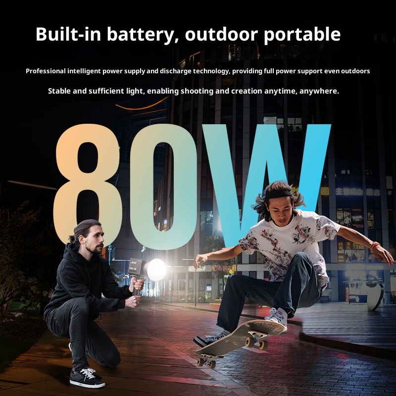 ZGRL80 80 واط COB LED الفيديو  - مراجعة Photography Lighting For Outdoors وسعره