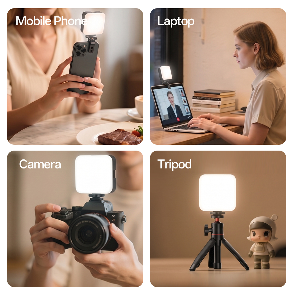 ضوء LED محمول صغير الحجم قابل  - مراجعة Photography Lighting Patterns وسعره