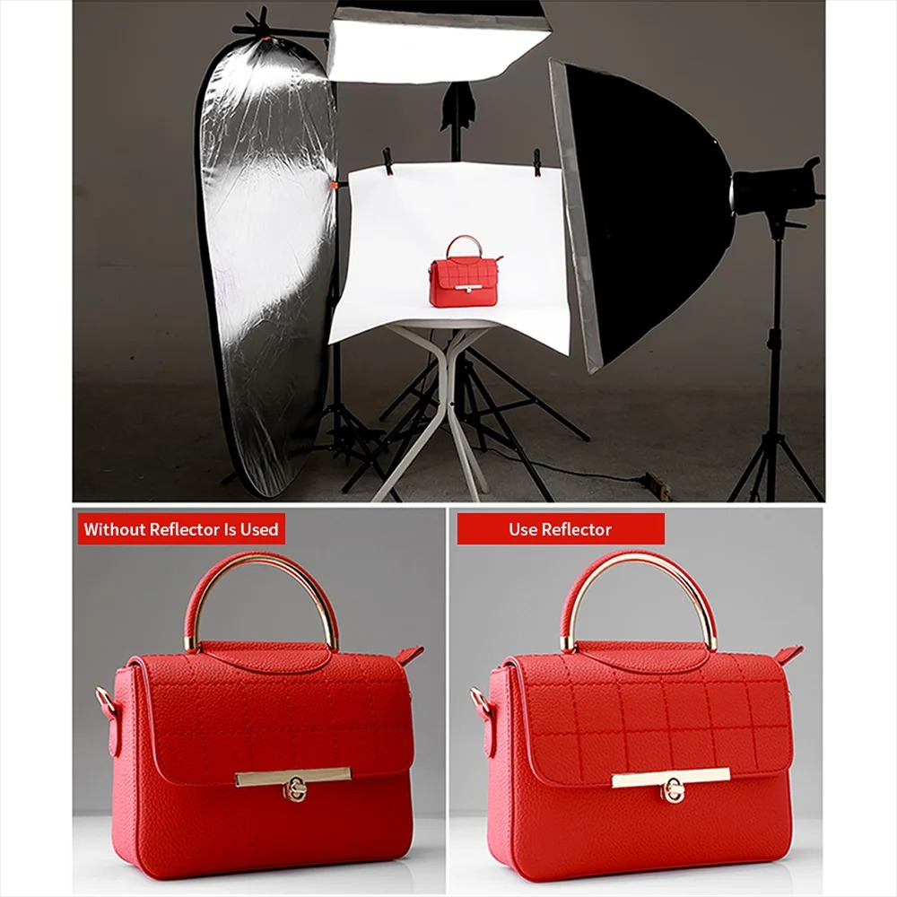 عاكس ضوء قابل للطي 5 في 1 بطول - مراجعة Photography Lighting For Outdoors وسعره