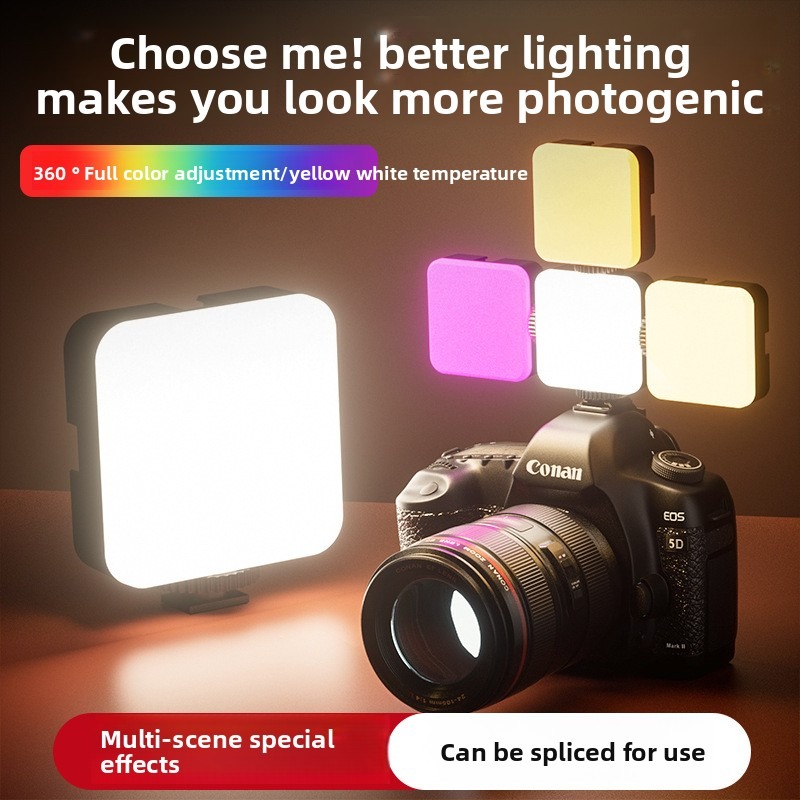 ضوء الجيب RGB للتصوير الفوتوغر - مراجعة Photography Lighting For Outdoors وسعره