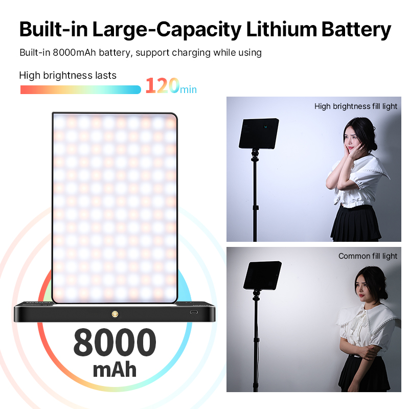 Ulanzi LT003 15W RGB Video Lig - مراجعة Torjim Rgb Photography Video Lighting وسعره