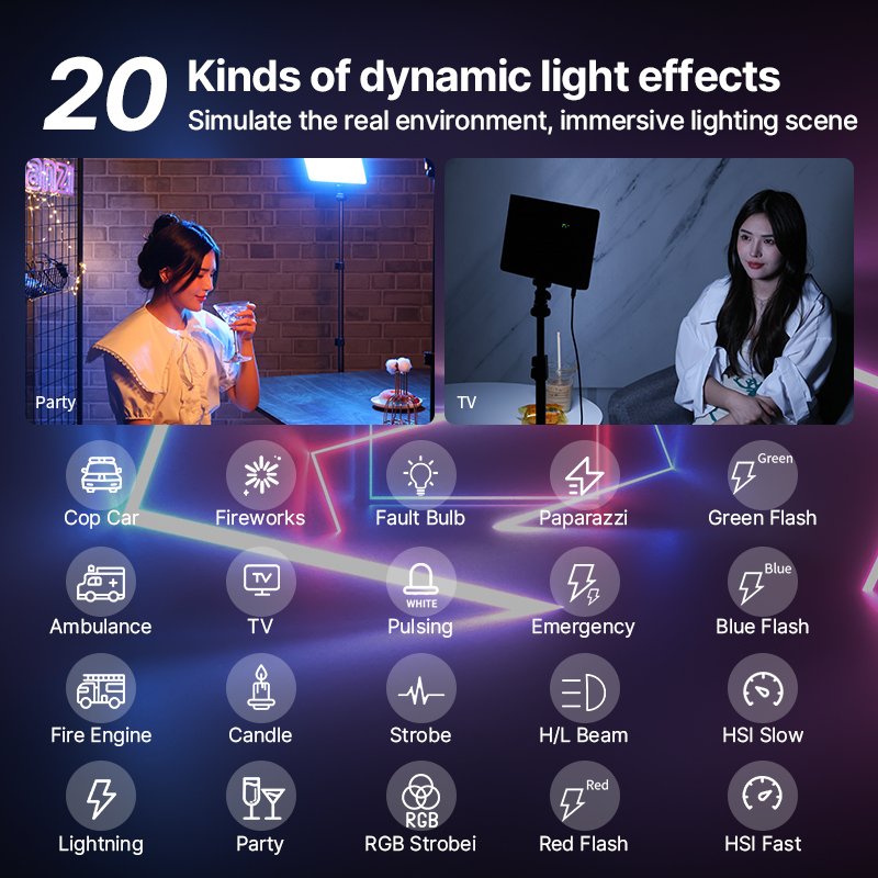 Ulanzi LT003 15W RGB Video Lig - مراجعة Torjim Rgb Photography Video Lighting وسعره