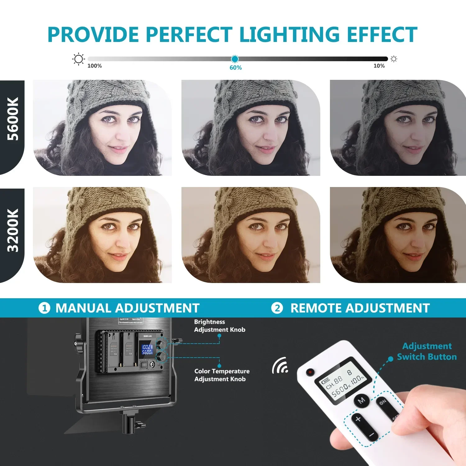 مجموعة إضاءة فيديو متقدمة من N - مراجعة Photography Lighting Kit Neewer وسعره