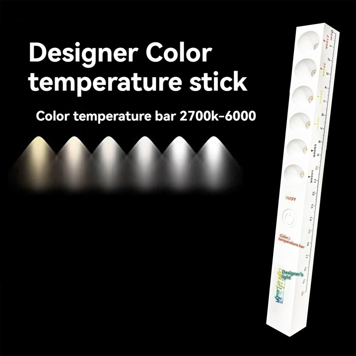 سبتمبر 6 طرق لون درجة الحرارة  - مراجعة Photography Lighting Wand وسعره