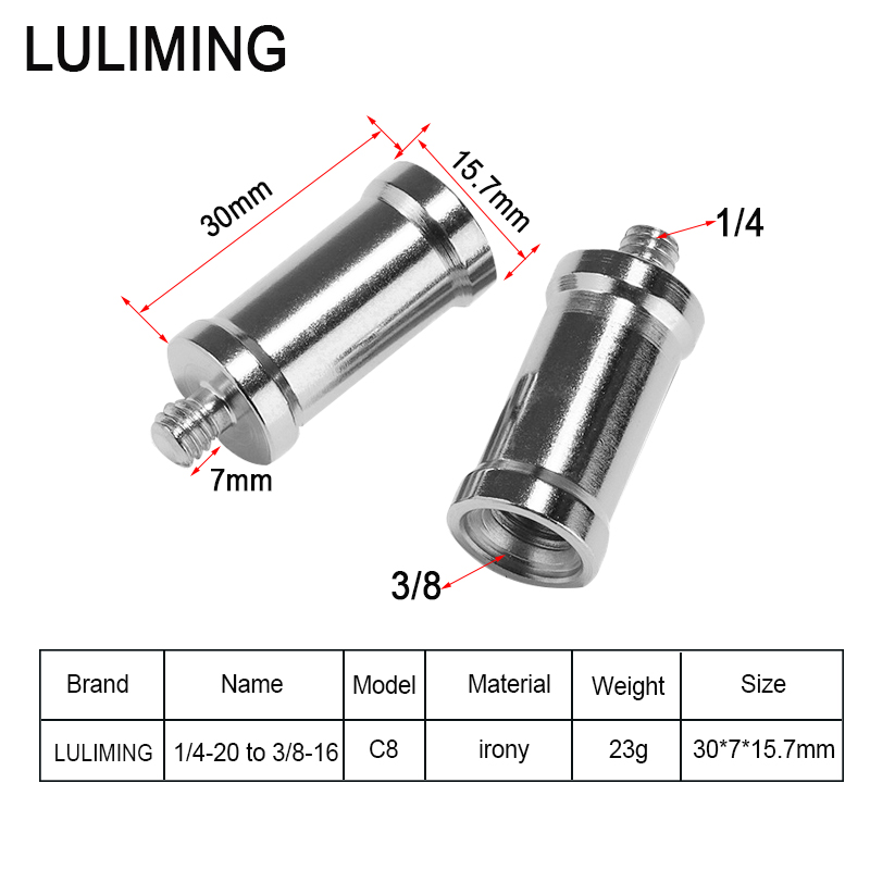3/8 إلى 1/4 3/8 بوصة التصوير د - مراجعة Photography Lighting Reference وسعره