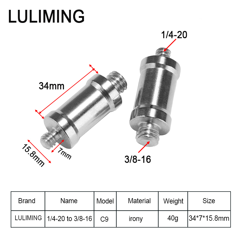 3/8 إلى 1/4 3/8 بوصة التصوير د - مراجعة Photography Lighting Reference وسعره