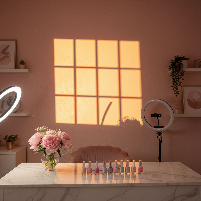 مصباح إسقاط ضوئي للنوافذ بـ 12 - مراجعة Photography Lighting No Shadows وسعره